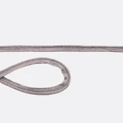 Paspelband Baumwolljersey 10mm Meterware Hellgrau Meliert