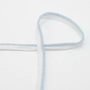 Paspelband Flausch 10mm Meterware Baby Blue