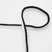 Paspelband Flausch 10mm Meterware Black