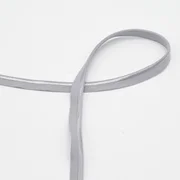 Elastisches Paspelband 10mm Meterware Silver