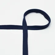 Paspelband Jersey 10mm Meterware Dark Navy
