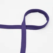 Paspelband Jersey 10mm Meterware Dark Purple