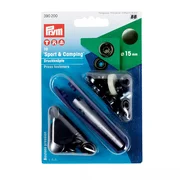 PRYM Druckknöpfe Brüniert 15mm Sport und Camping