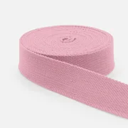 Gurtband Baumwollmix Soft 25mm Rosa B18