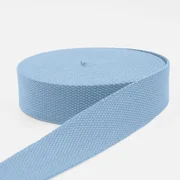 Gurtband Baumwollmix Soft 40mm Hellblau B20