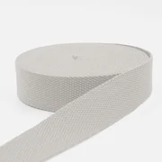 Gurtband Baumwollmix Soft 40mm Milchweiß D99