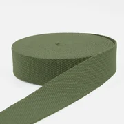 Gurtband Baumwollmix Soft 40mm Army D170