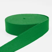 Gurtband Baumwollmix Soft 40mm Waldgrün D876