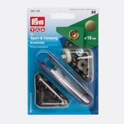 PRYM Druckknöpfe Altmessing 15mm Sport und Camping