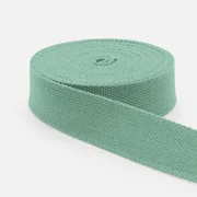 Gurtband Baumwollmix Soft 25mm Mint D250