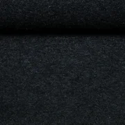  Mantelstoff Woll Bouclé Schwarz
