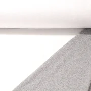 Alpenfleece Grau Weiß