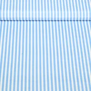 Badeshorts-Stoff Streifen Weiß Blau 