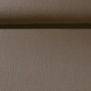 Baumwoll Musselin "Olivia" Taupe Braun