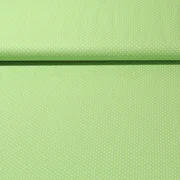 Baumwolle Popeline Minipunkte Lime Weiß