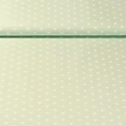 Baumwolle Popeline Sterne Mint Weiß