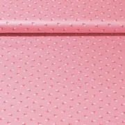 Baumwolle Trachtenstoff Blümchen Rosa