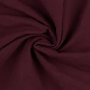 Baumwolle Vintage "Faith" Uni Bordeaux