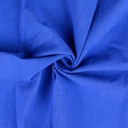 Baumwolle Vintage "Faith" Uni Royalblau