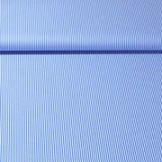 Baumwolle Webware "Susie" Streifen Royalblau