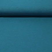 Baumwolljersey "Lana" Blau Schwarz Melange