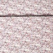 Baumwollvoile Digitaldruck Blüten Mauve