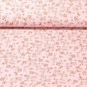 Beschichtete Baumwolle - Kleine Blumen Puder