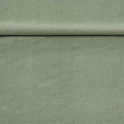 Beschichtete Baumwolle Leinenoptik Salbeigrün