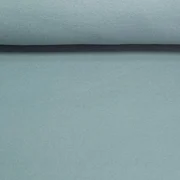 Bio-Baumwollfleece Doubleface Uni Bleu