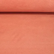 Bio-Baumwollfleece Doubleface Uni Terracotta