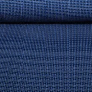 Bio Jacquard Jersey "Beetles & Bugs" Mini Bow Knit Blau