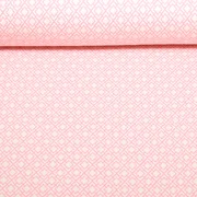 Bio Jacquard Jersey "Gleam" Tiny Tango Knit Rosa