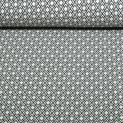 Bio Jacquard Jersey "Gleam" Tiny Tango Knit Schwarz