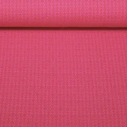 Bio Jacquard Jersey "Western Fairy Tales" Field Knit Pink