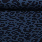 Bio Jacquard Jersey "Western Fairy Tales" Safari Doubleface Blau