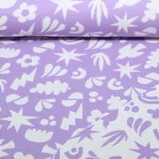 Bio Jacquard Jersey "Southern Ease" Good Omens Doubleface Lila