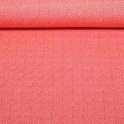 Bio Jacquard Jersey "Southern Ease" Mosaic Knit 3D Rot