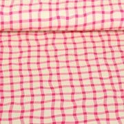 Bio Jersey "Picknick Check" Pink