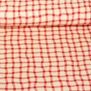 Bio Jersey "Picknick Check" Rot