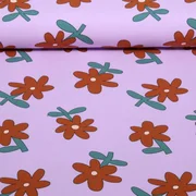 Bio Jersey Jennifer Bouron Blumen Lavendel