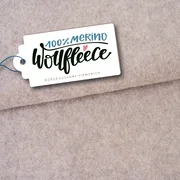Bio Merino Wollfleece Dunkles Sand