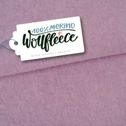 Bio Merino Wollfleece Rosa Melange 
