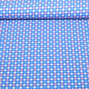 Bio Musselin Glatt "Southern Ease" Woven Light Royalblau