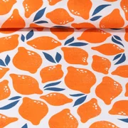 Bio-Musselin "Limone" Orange