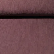 Bio Musselin "Penny" Aubergine