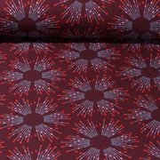 Bio-Musselin "Starlight" Bordeaux