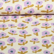 Bio Rippjersey Jennifer Bouron Blumen Natur Lavendel