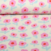 Bio Rippjersey Jennifer Bouron Blumen Natur Rosa