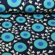 Bio Sommersweat -"Queen of Hearts" Court Garden Navy
