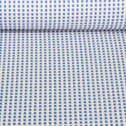 Bio Waffeljersey "Picknick Waffles Knit" Blau